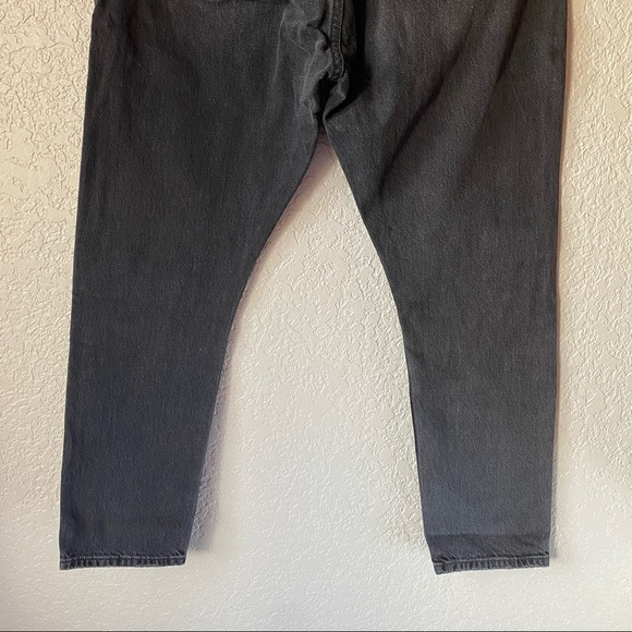 NWT Levi’s 501 Skinny Jeans Black Distressed - Picture 8 of 12